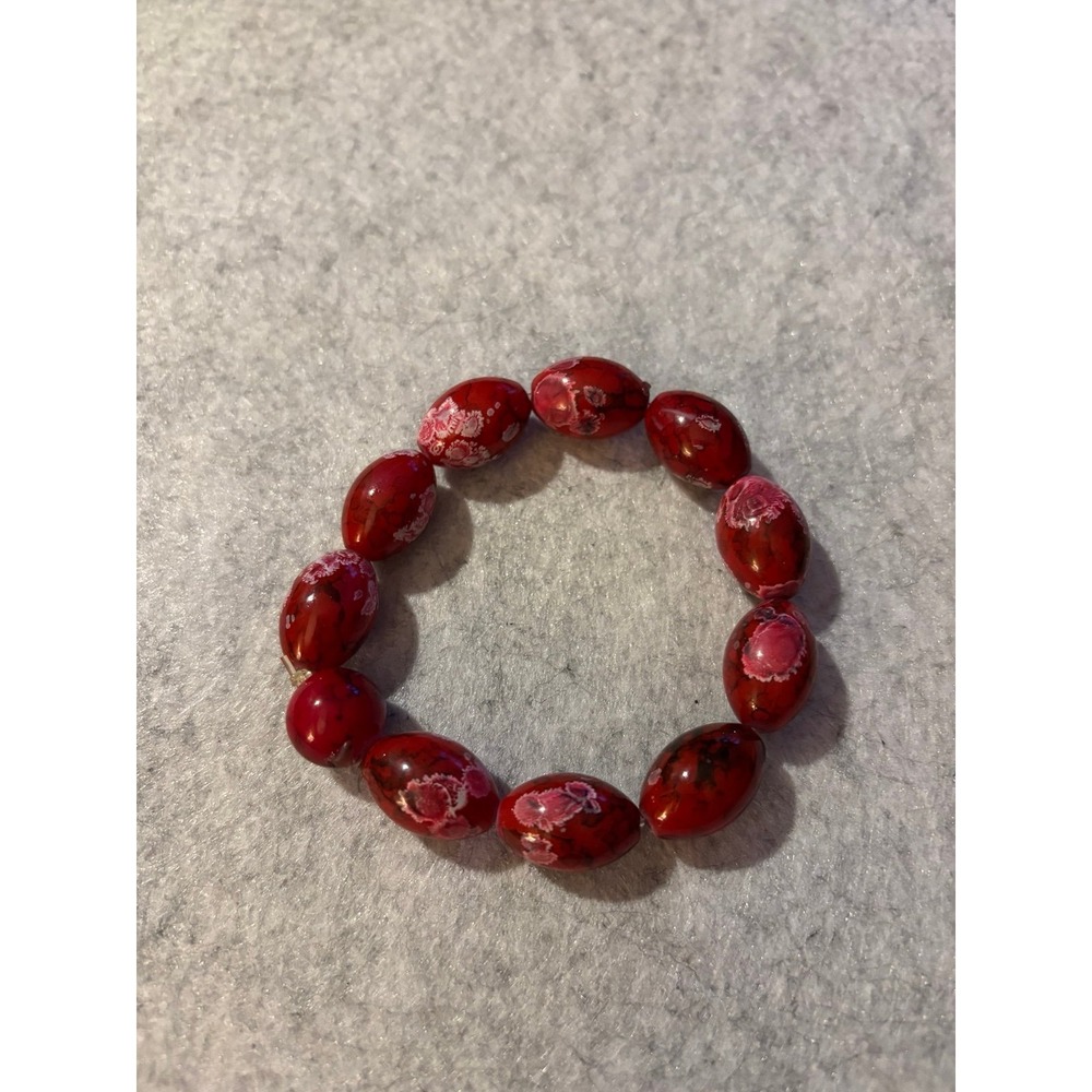 Bracelet Stretch Oval‎ Beads